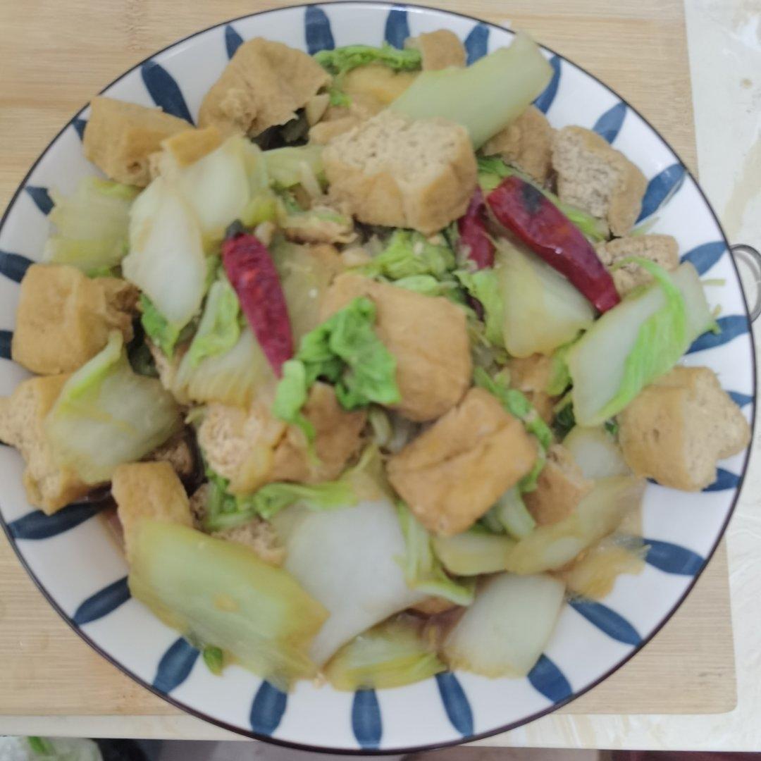 白菜炒豆腐（名字虽简单，但实在太好吃）