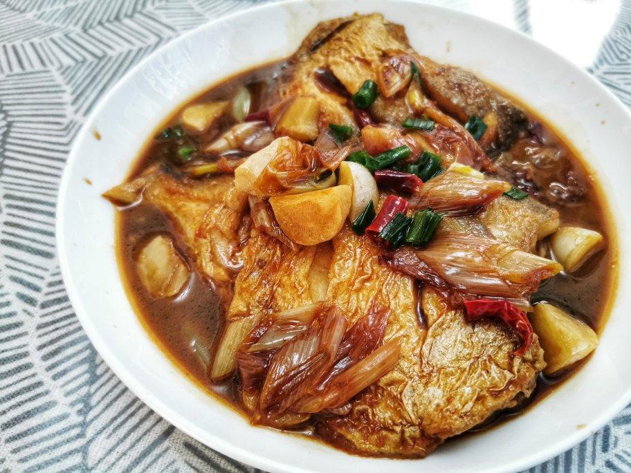 家常红烧鲳鱼