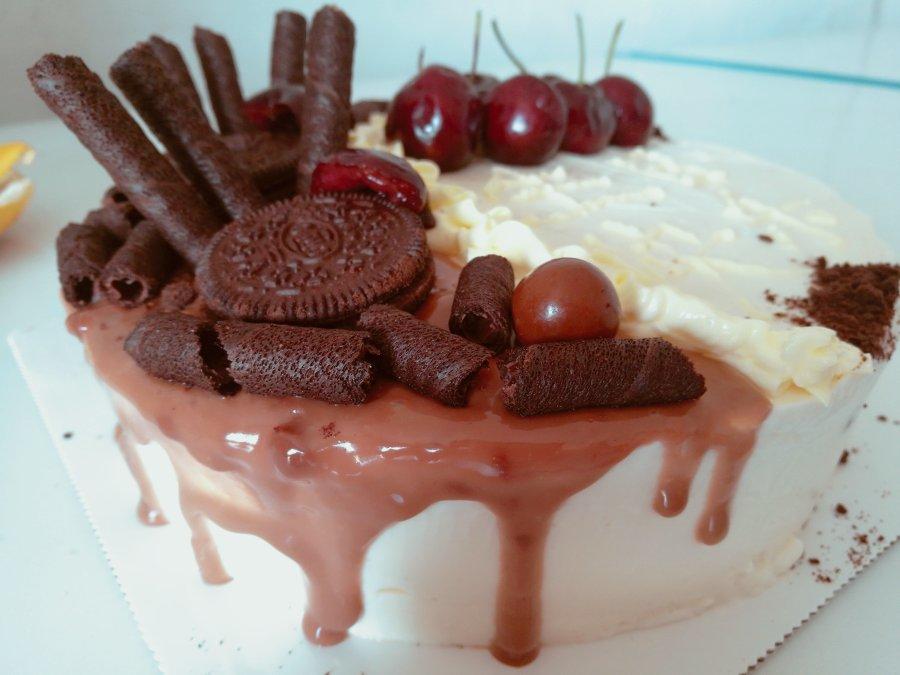 蛋糕淋面之一：甘那许淋面（详细解答淋面太稠的问题）