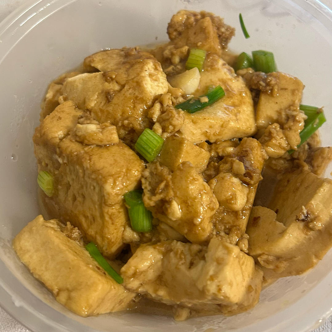 今日菜谱：香煎老豆腐