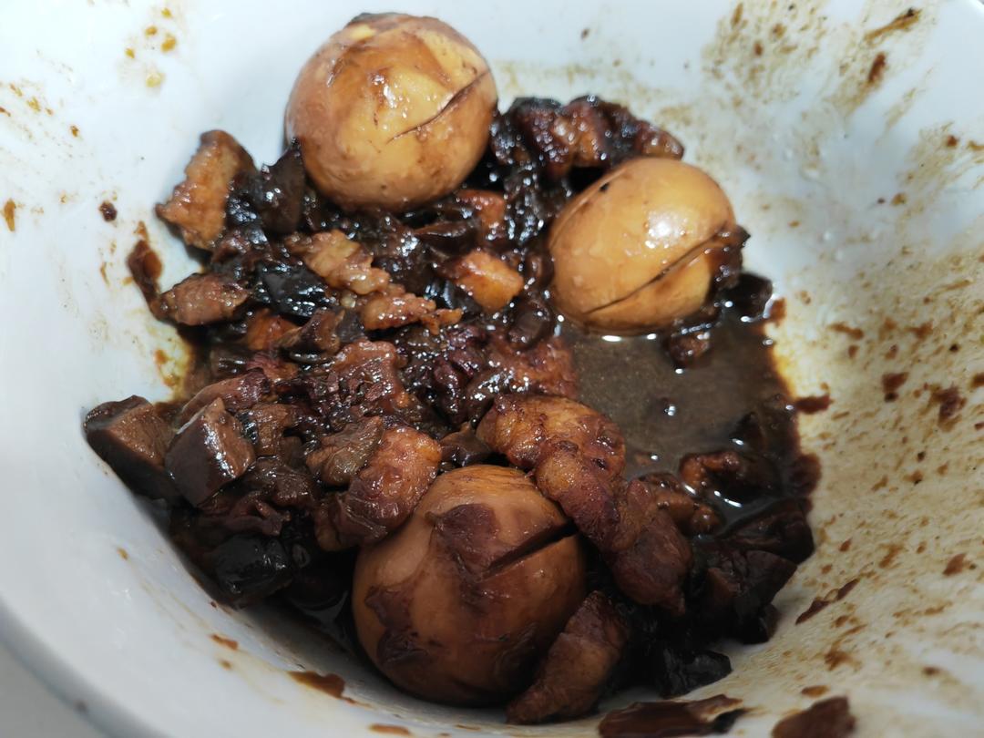 香菇卤肉饭造起来