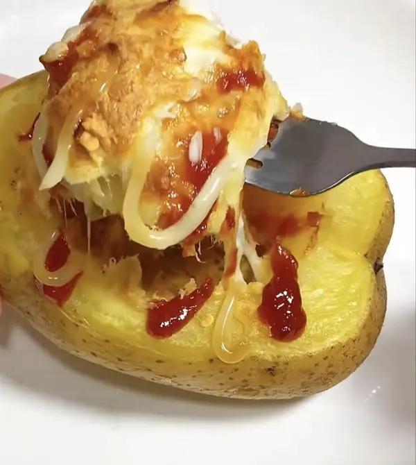 极简烤土豆（无油）