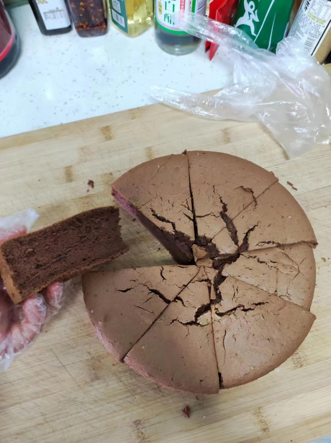 可可戚风蛋糕～8寸～百分百成功