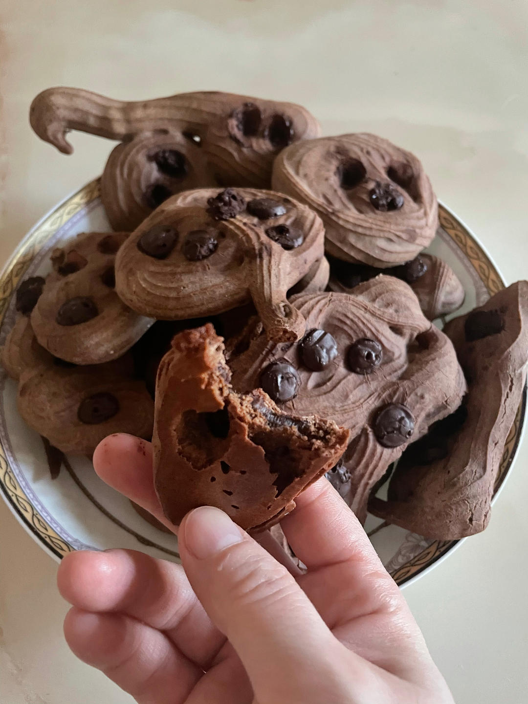 巧克力手指麻薯
