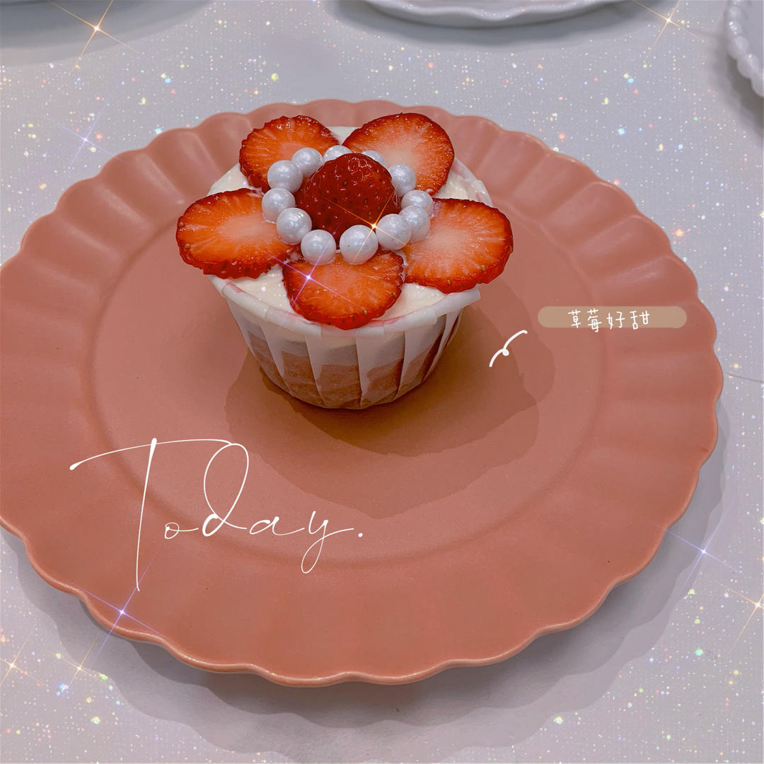小红花纸杯蛋糕