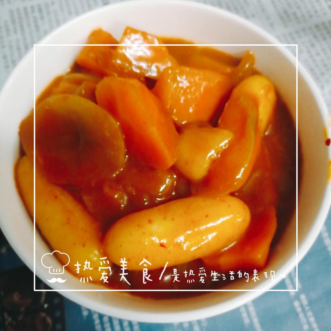 韩式辣炒年糕（or网红芝士套路之芝心年糕）