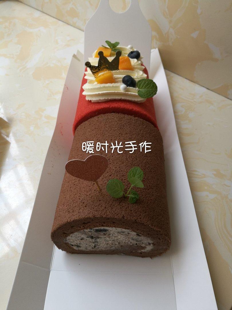 奥利奥咸奶油巧克力卷
