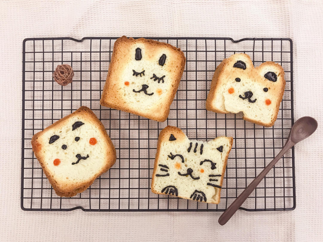 可爱到犯规的手绘烤吐司🍞巨简单❗️孩子最爱❗️