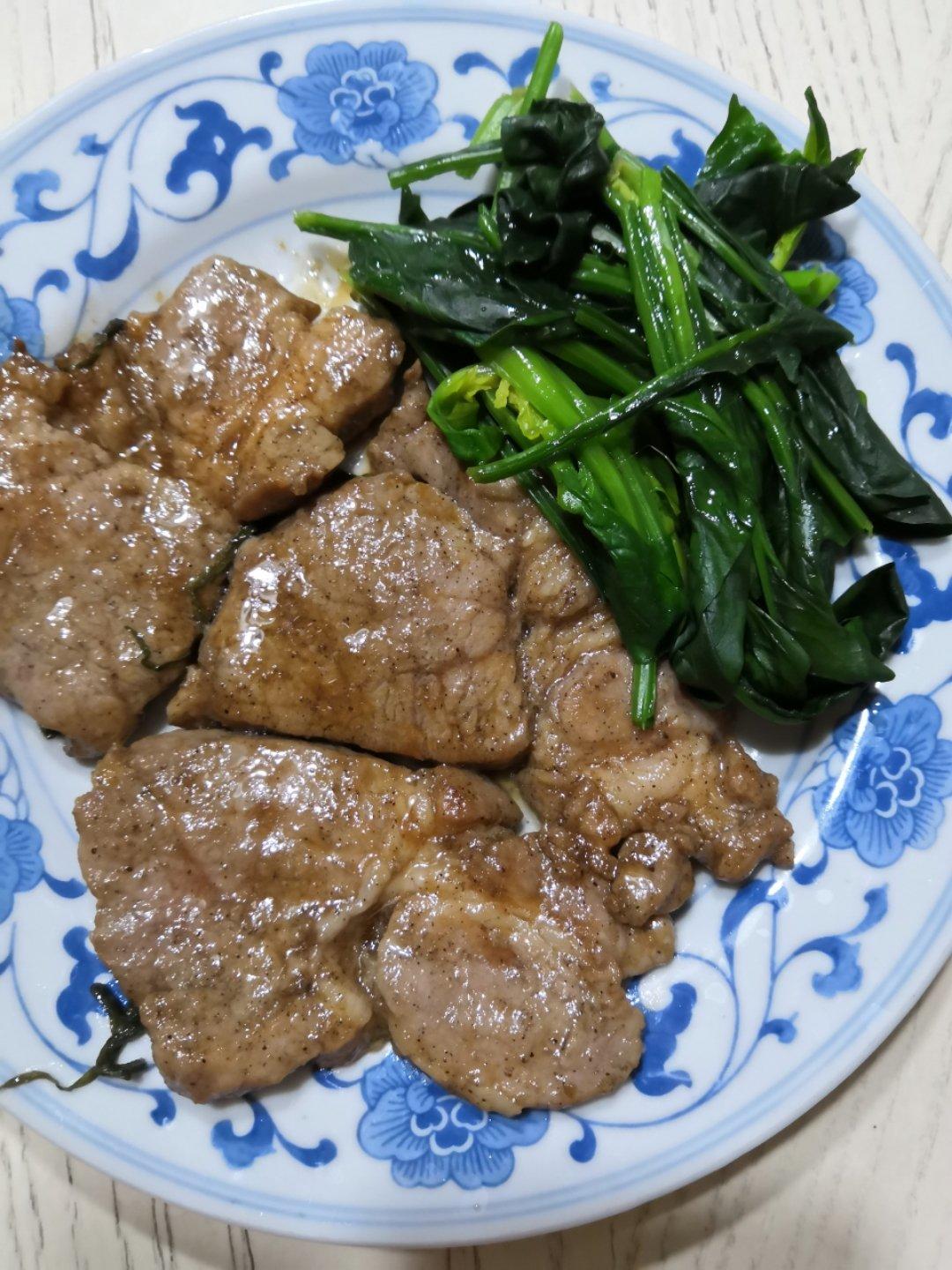 盐煎猪排/梅花肉
