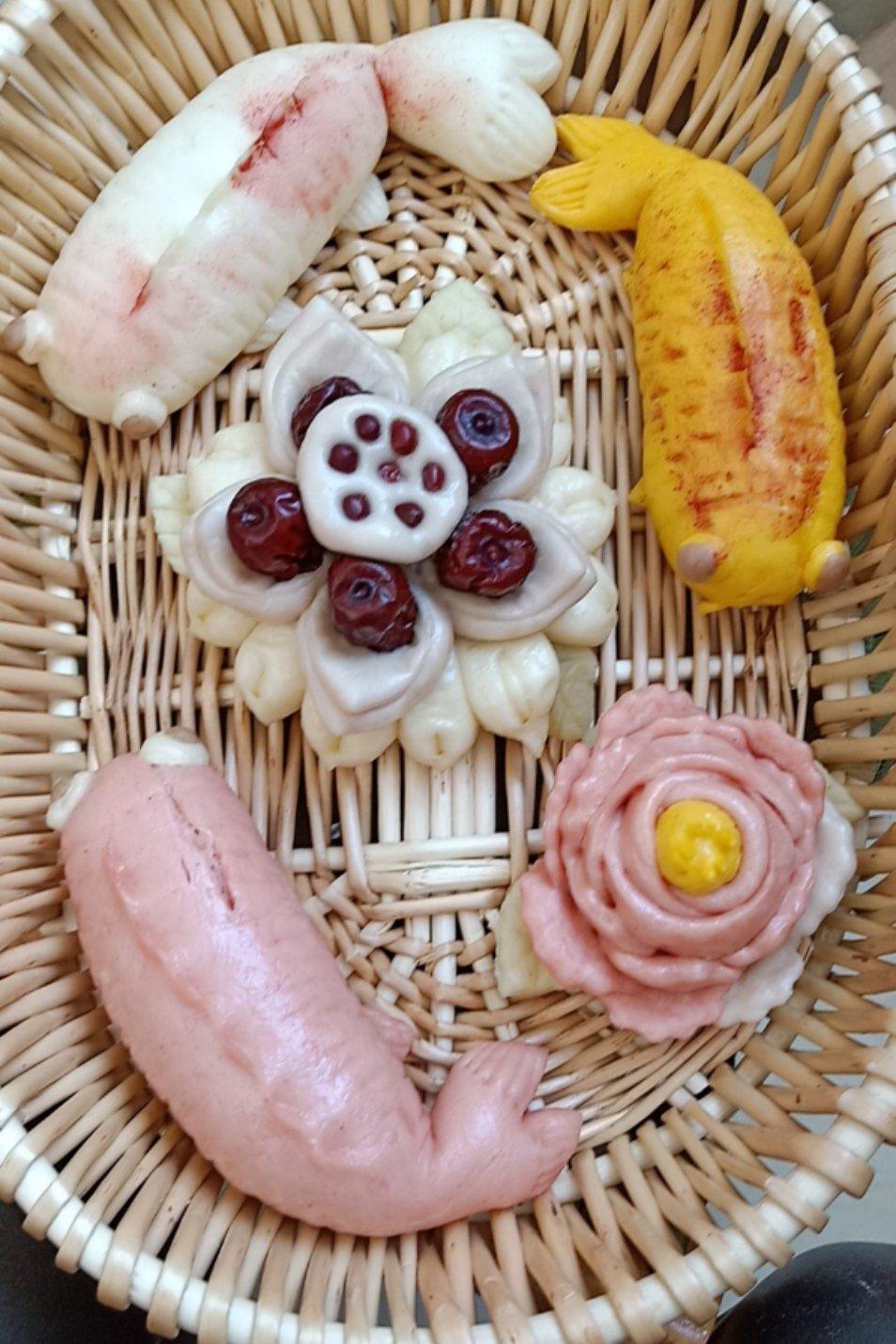花开富贵 年年有余——鱼与元宝馒头（九款）