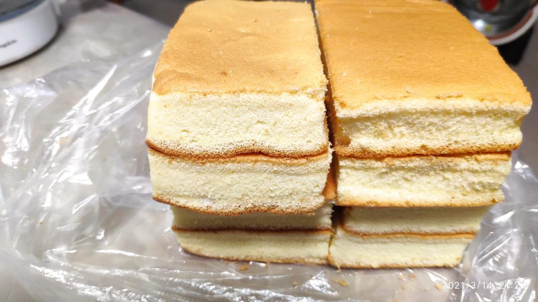 芝士夹心肉松蛋糕🍰