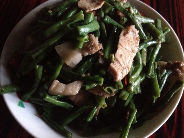 豇豆炒肉