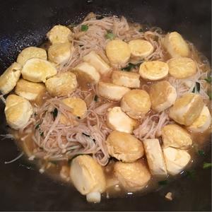 金针菇烧日本豆腐的做法 步骤8