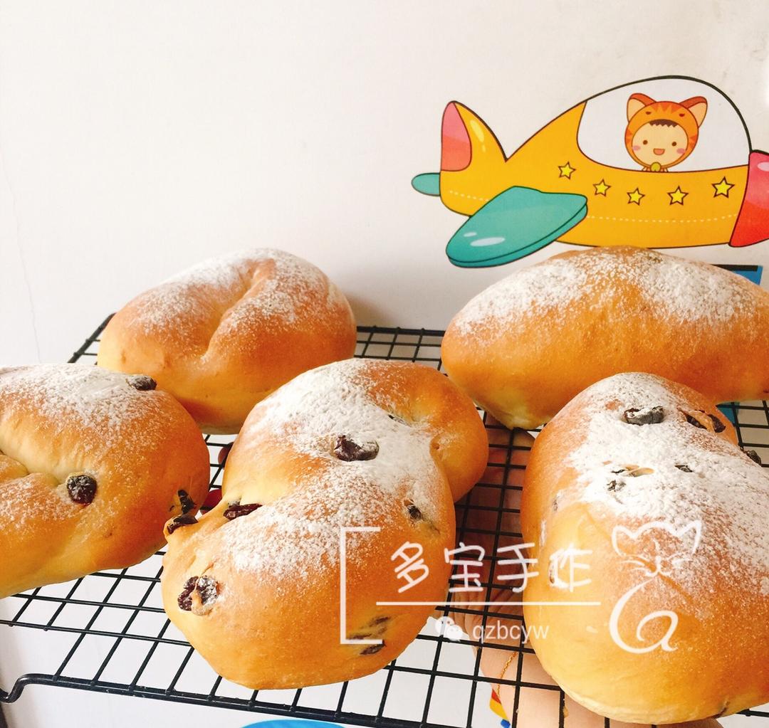 面包店里的常客——蔓越莓奶酪软欧