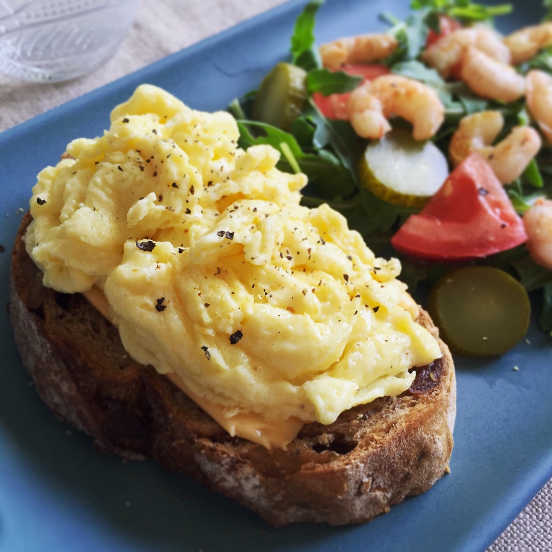tomatoinkyoto做的美式炒蛋scrambledeggs