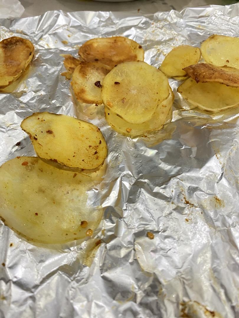 脆到没朋友的烤薯片