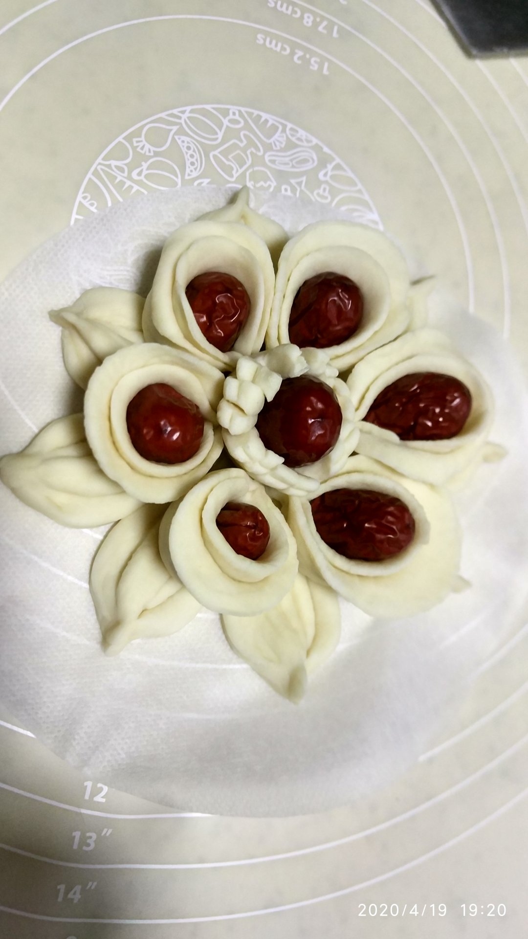 花样面食，红枣馒头【枣花馍】