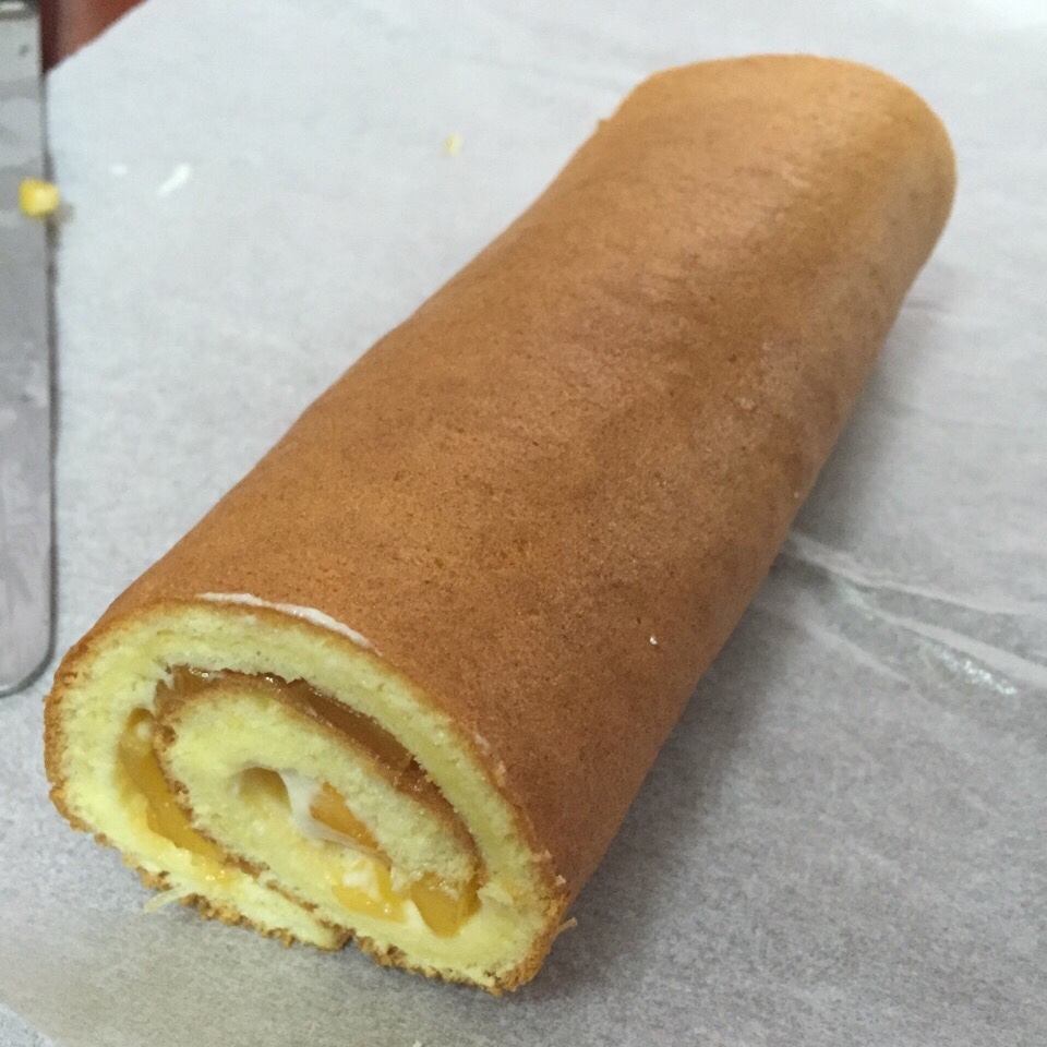 kalia做的芒果蛋糕卷