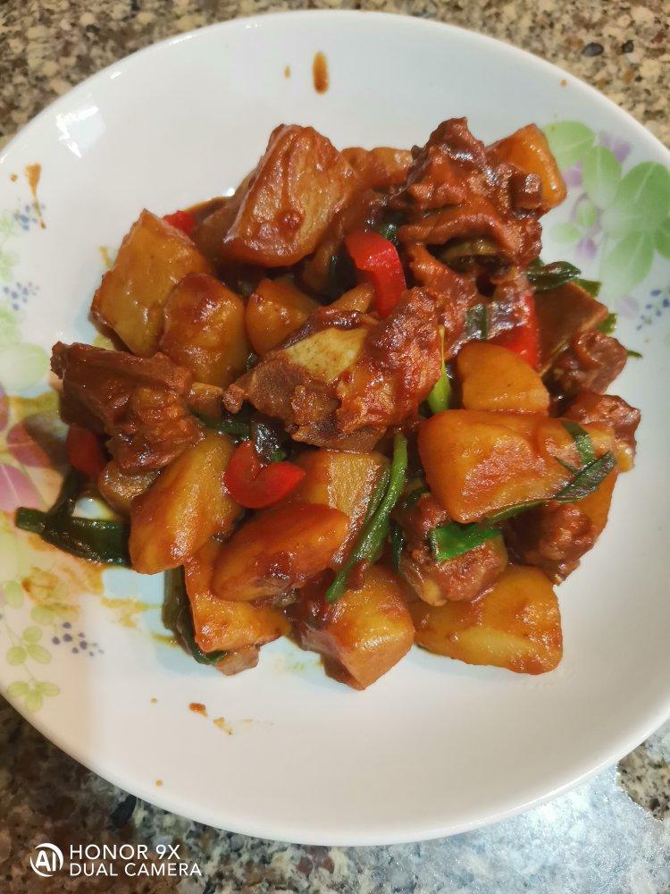 土豆炖排骨