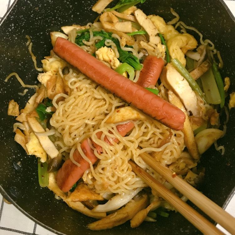 炒方便面
