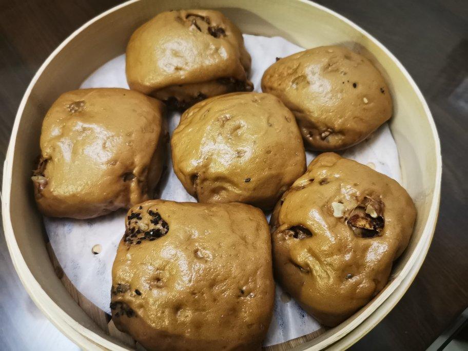 养生红糖红枣馒头