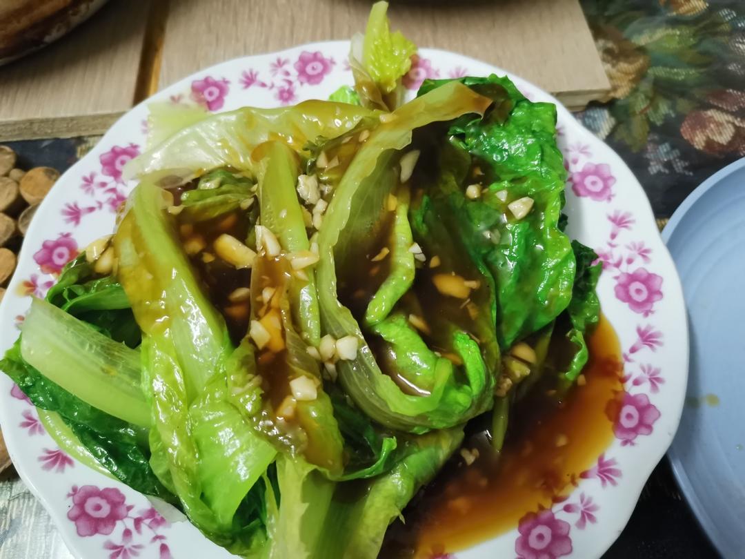 厨师长教你：“蚝油生菜”的家常做法，爽脆鲜嫩，简单易做