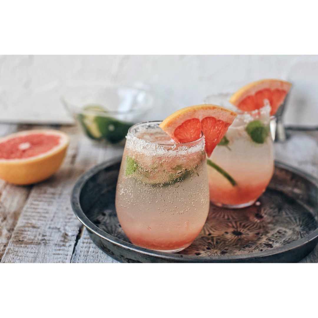 细嗅蔷薇natalie做的西柚mojito鸡尾酒