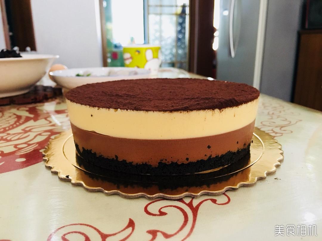 黑白巧克力慕斯蛋糕