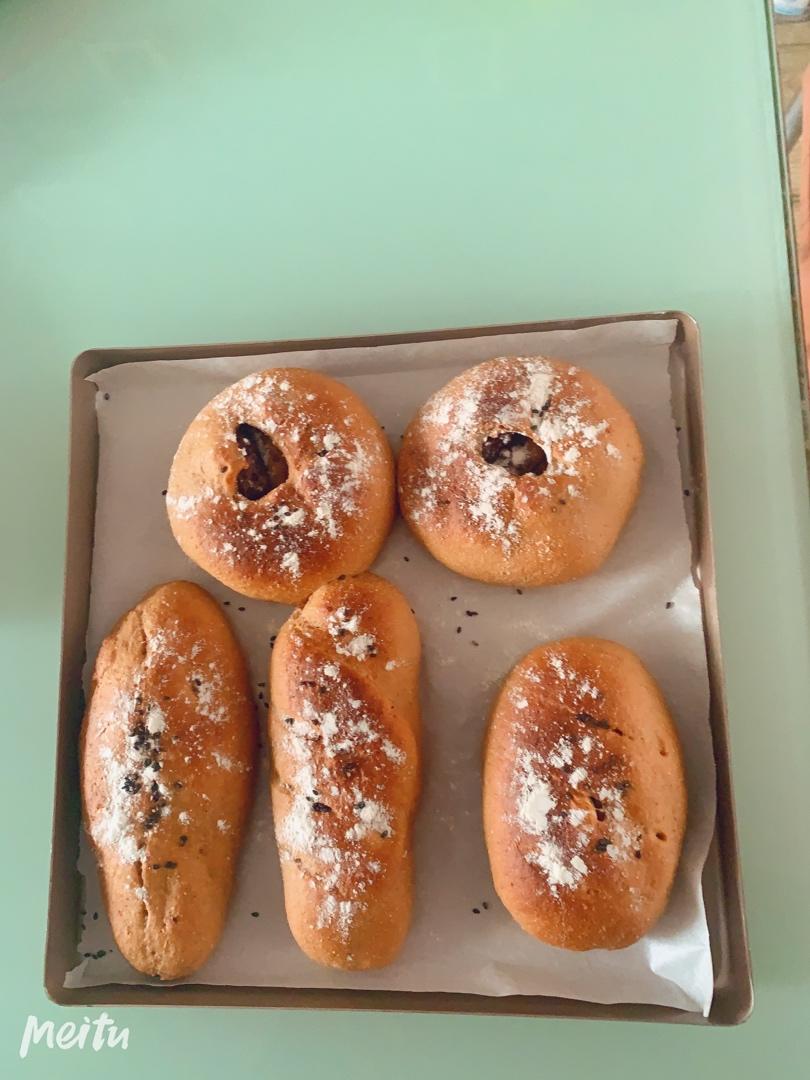 蔓越莓全麦黑糖面包