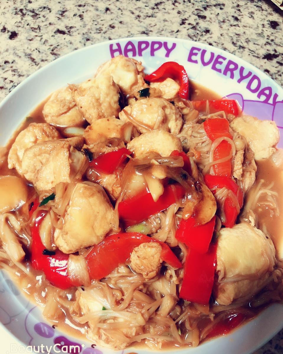 超级下饭菜--金针菇日本豆腐