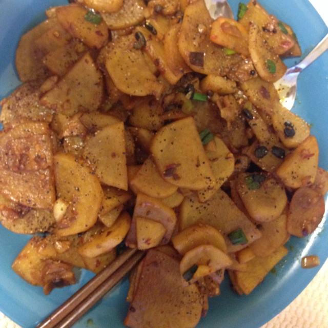 干锅土豆片