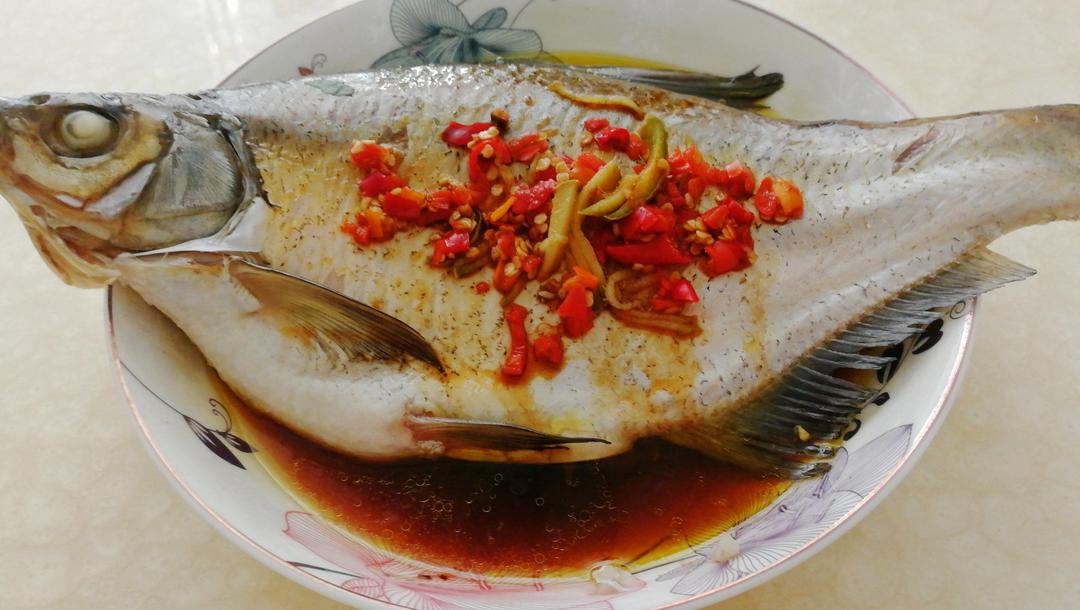 chiangwen做的清蒸扁鱼