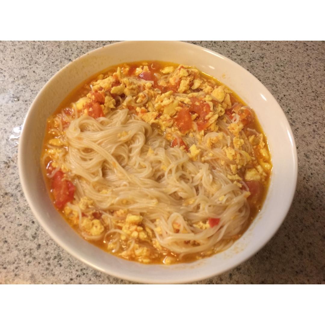 超级入味好吃的番茄鸡蛋面