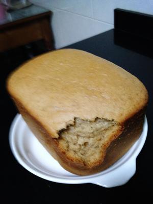 ❤我爱面包机❤之咖啡奶香面包 1000g大食袋的做法 步骤5