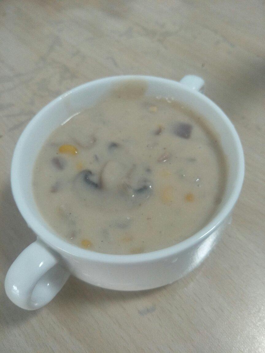 鸡茸奶油蘑菇汤