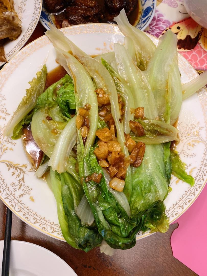 白灼生菜