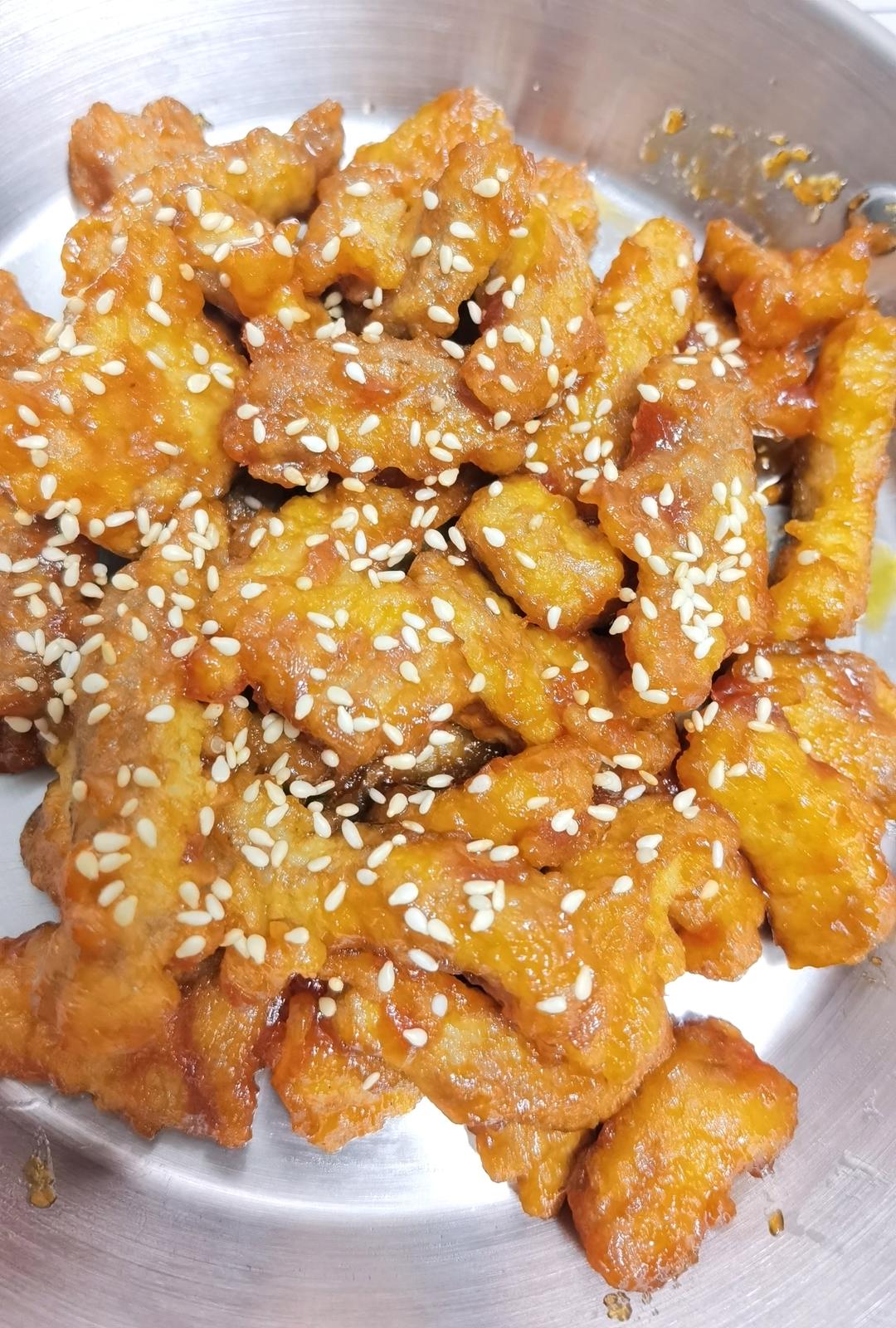 饭店里面糖醋里脊凭什么那么好吃，你看你也行