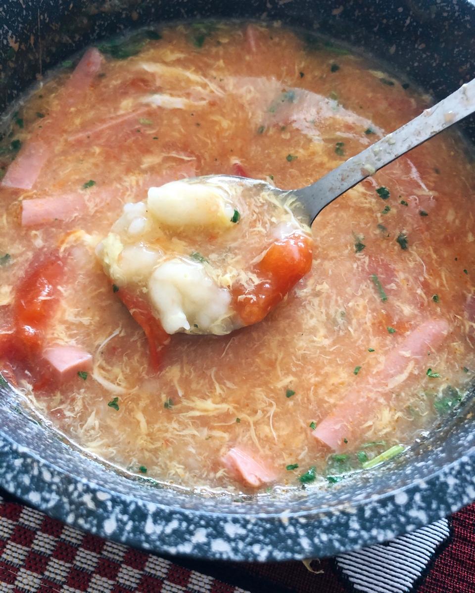 疙瘩汤～拌疙瘩手法视频