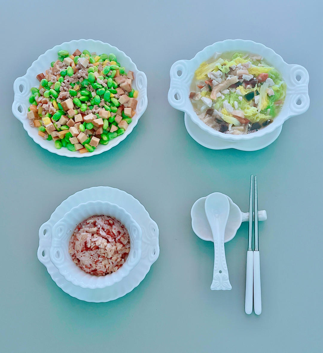 肉末毛豆炒香干