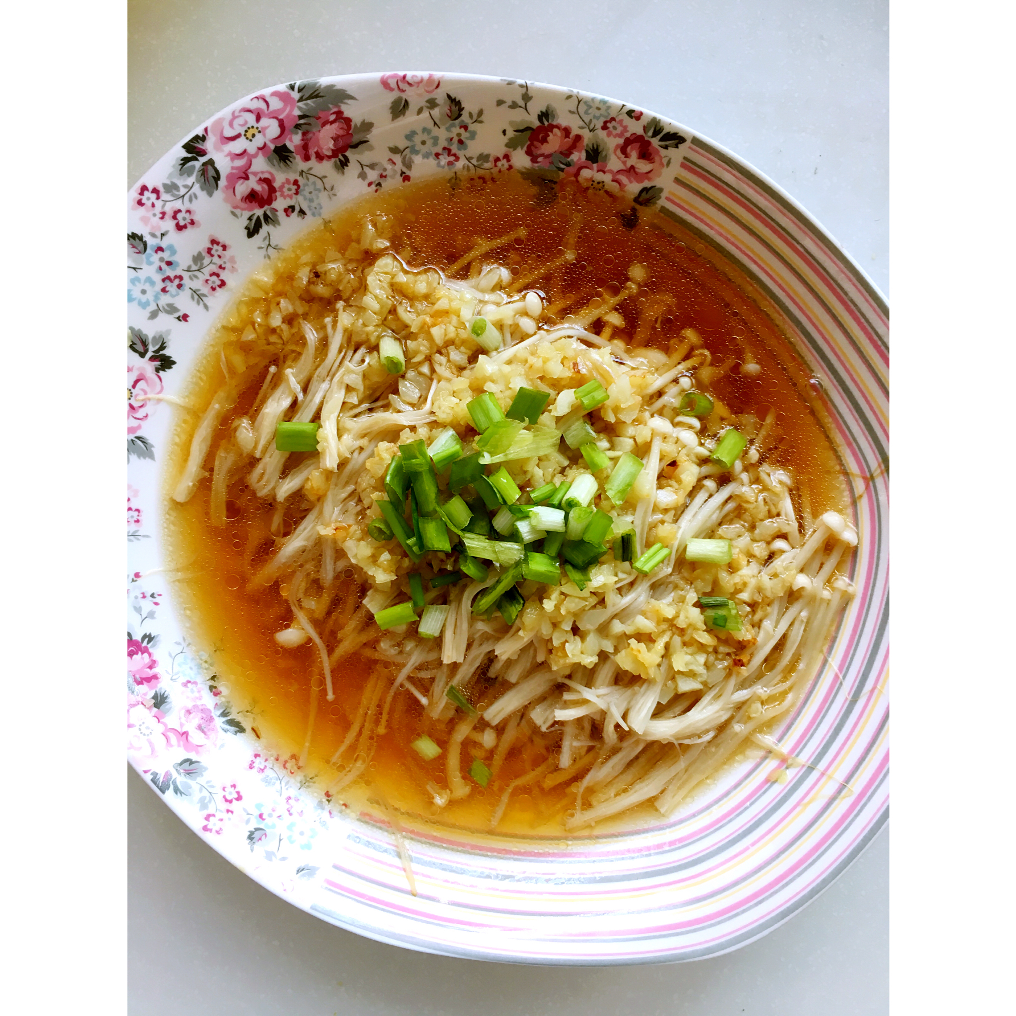 蒜蓉蒸金针菇