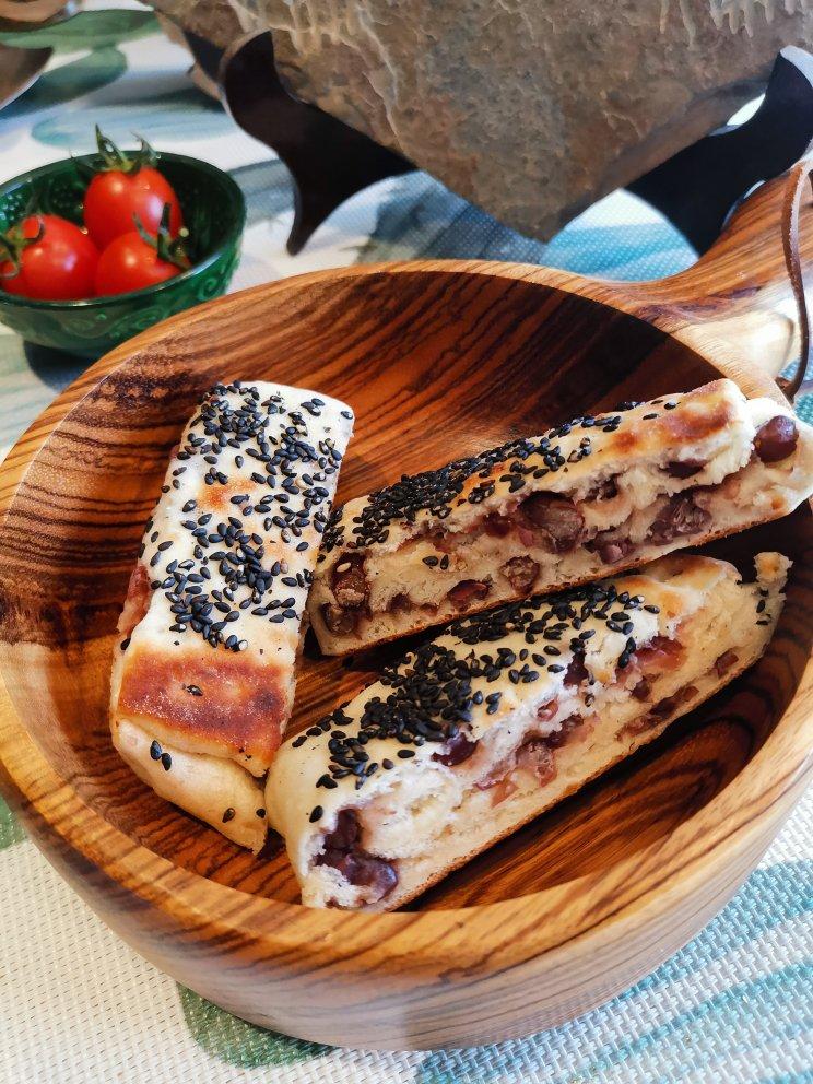 水岸zq做的西贝红豆杂粮方饼