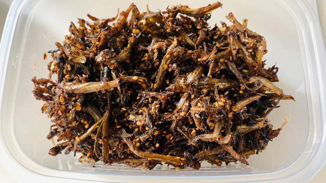 韩式蜜汁小鱼干