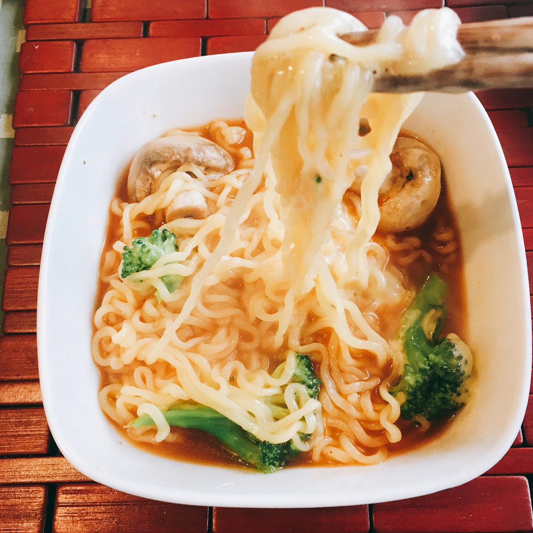 omdarling做的芝士辛拉面