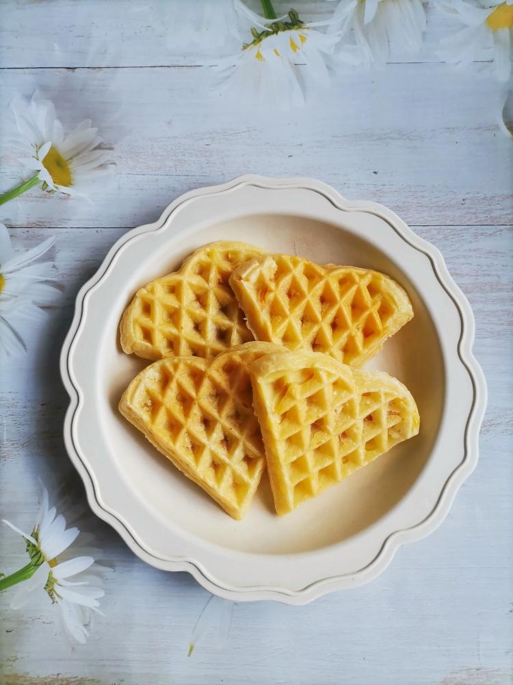 肉松华夫饼的做法