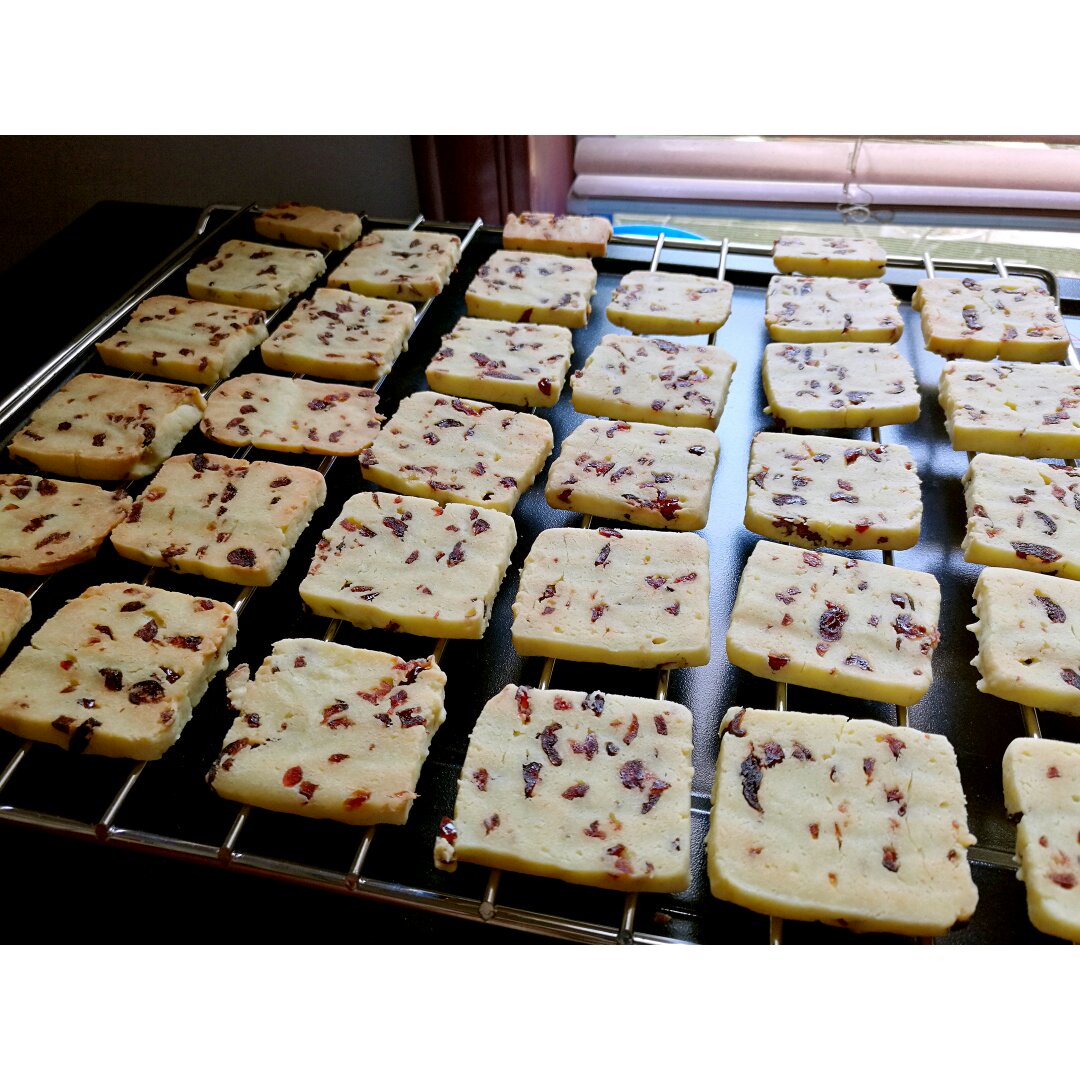低糖少油版蔓越莓饼干