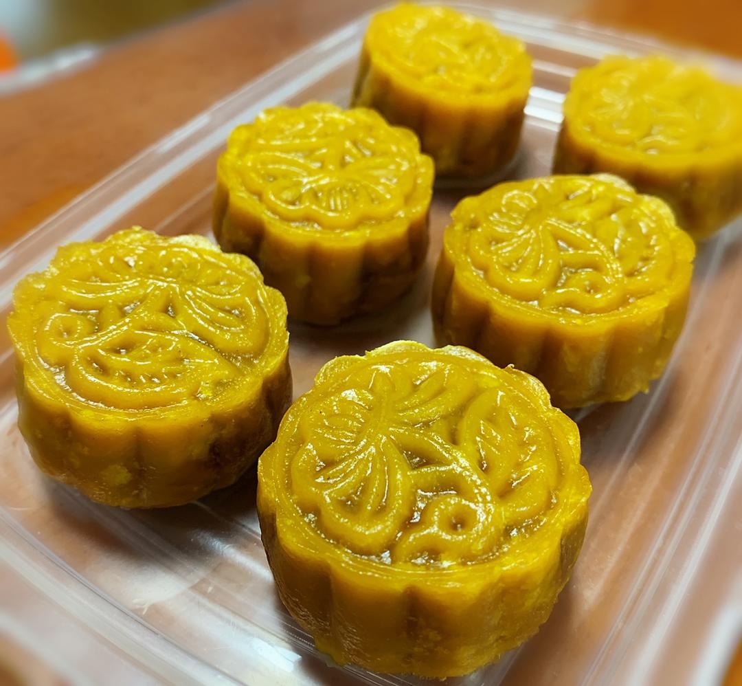 无需烤箱伪月饼
