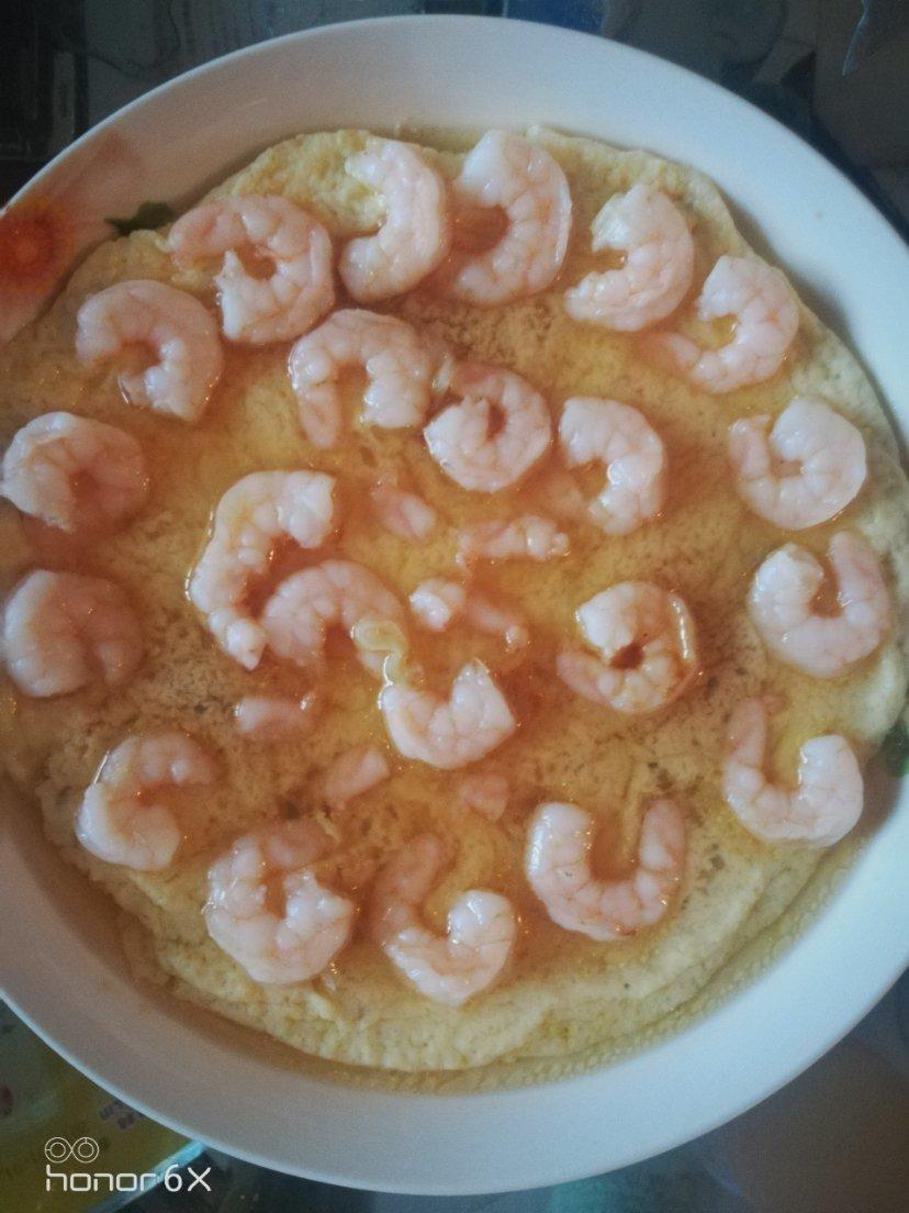 滑嫩的虾仁蛋羹