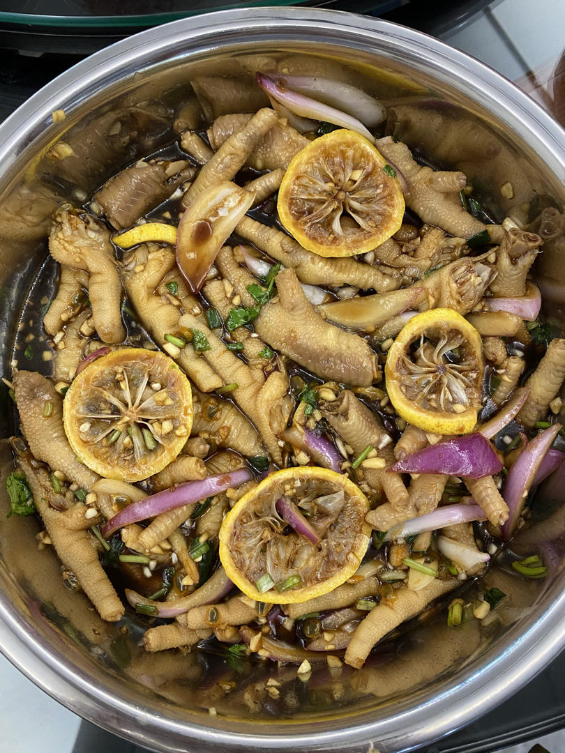 🍋柠檬百香果🌶️酸辣网红鸡爪