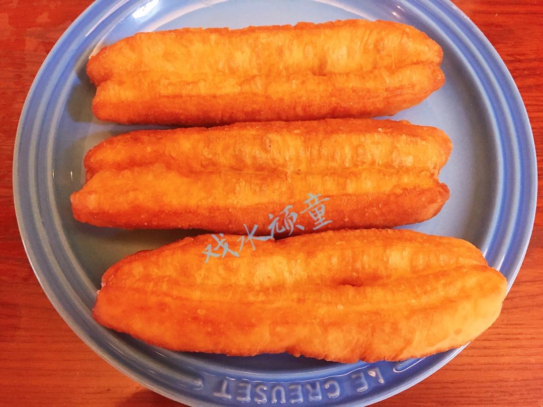 健康油条～没有一滴水，没有泡打粉没有……