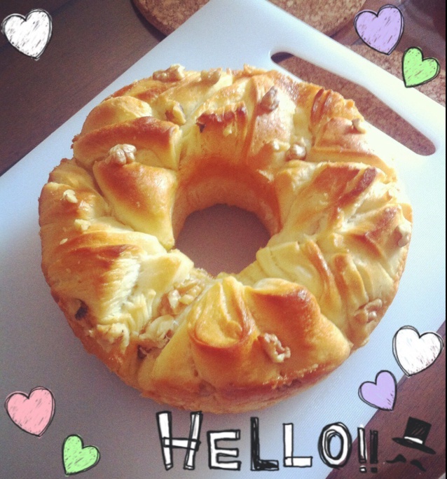 日式香浓炼乳面包